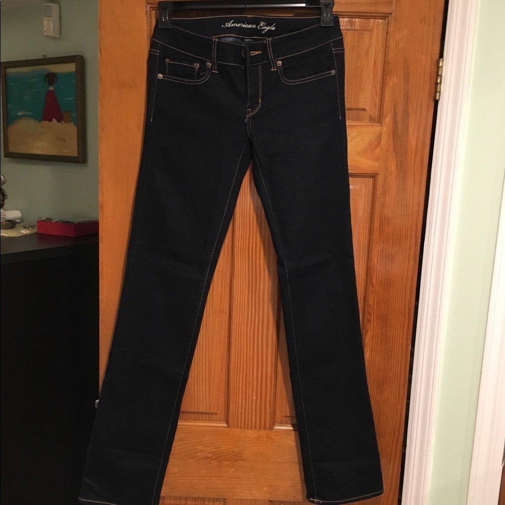 Dark Navy Blue Jeans - Straight Leg 🤎